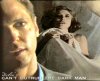 Can't Outrun The Dark Man cover art by Deslea - Nick Lea as Alex Krycek, Mimi Rogers as Diana Fowley.