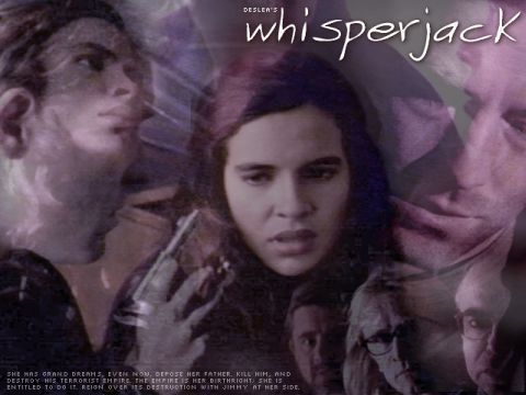 whisperjack cover art by Deslea.  Zulheika Robinson as Yves Adele Harlow, Steven Snedden as Jimmy Bond.
